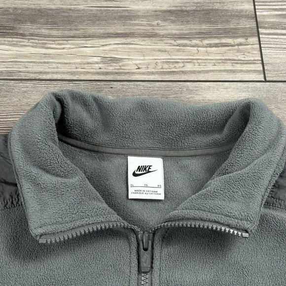 Nike Small Spellout Fleece Quarter Zip - Picture 3 of 3